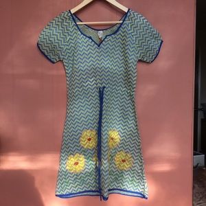 Hand Embroidered Lucky Uschi Bicycle dress